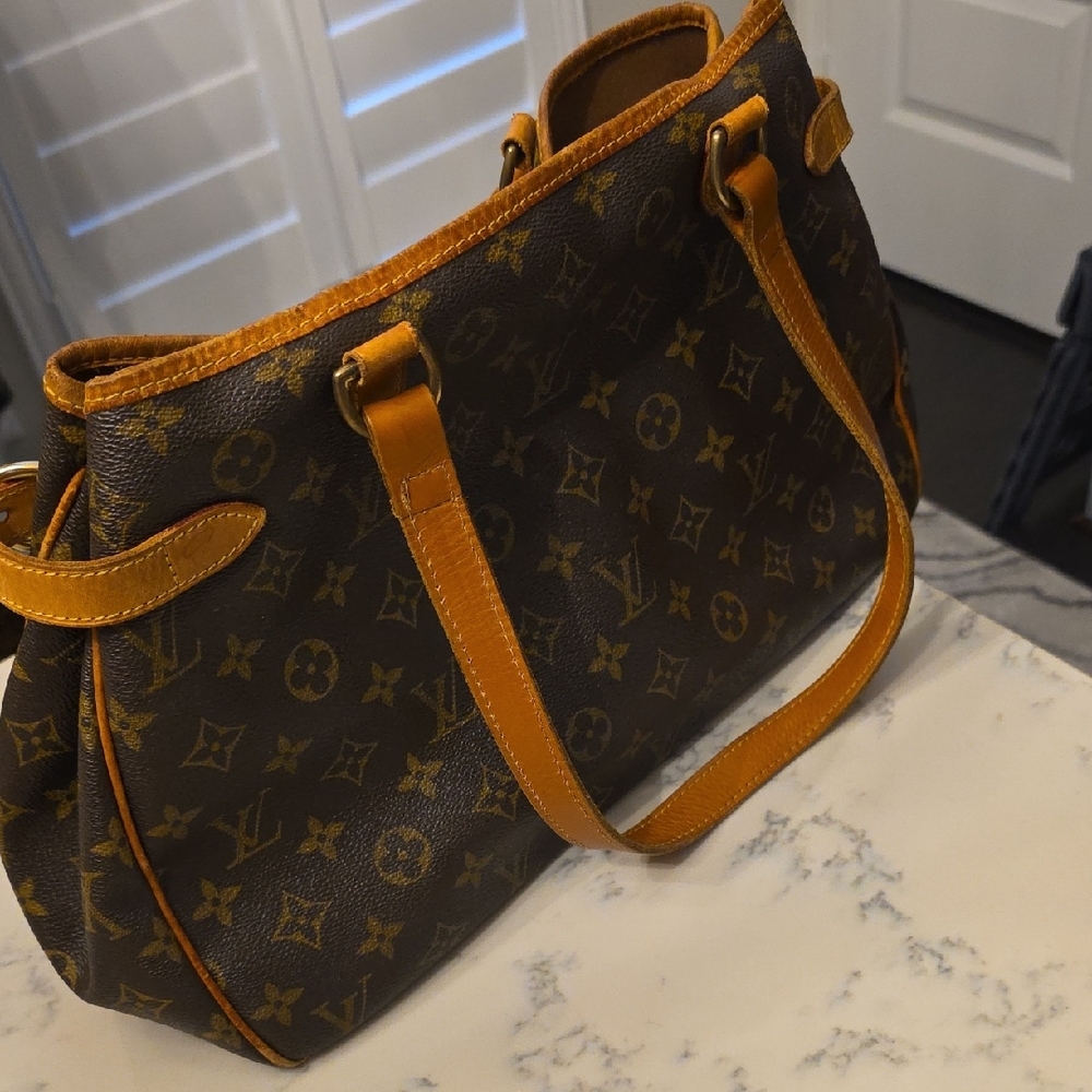 Louis Vuitton Brown and Tan Monogram Shoulder Bag - Picture 3 of 9
